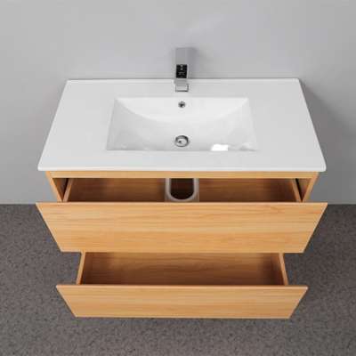 Sanitary ware ceramic cabinet basin bathroom vanity thin edge KD9090E