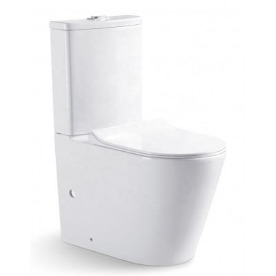 Hot sale cheap price bathroom ceramic two-piece portable toilet