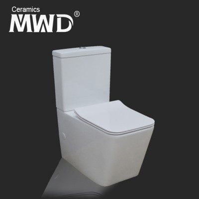 Water Mark Two Ceramic Rimless Toilet for Australia New Zealand