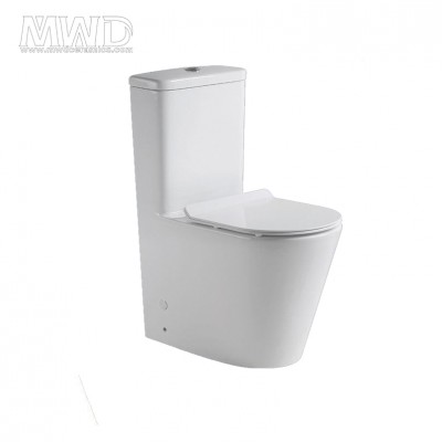 ceramics washdown sanitary ware one piece toilet with P/S- trap